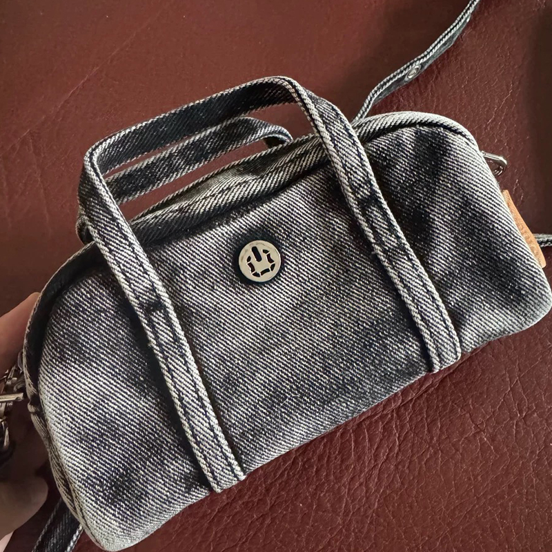 Luxury Bags China - Korean Casual Mini Denim Box Bags
