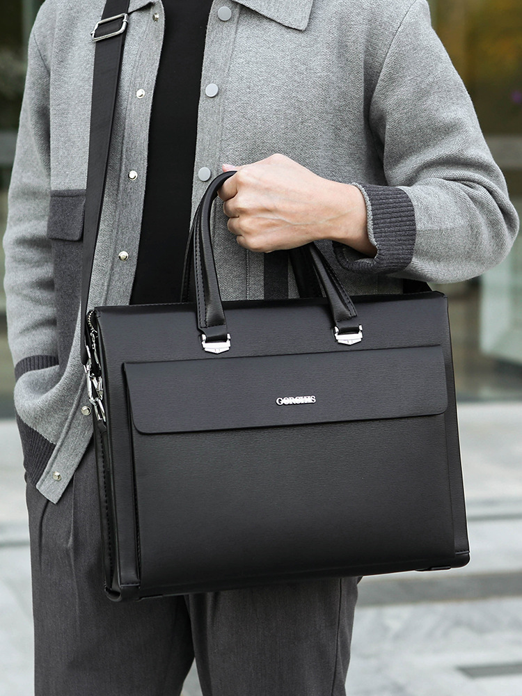 Luxury Bags That Fit Laptop - Executive Luxury Briefcases For Men PU