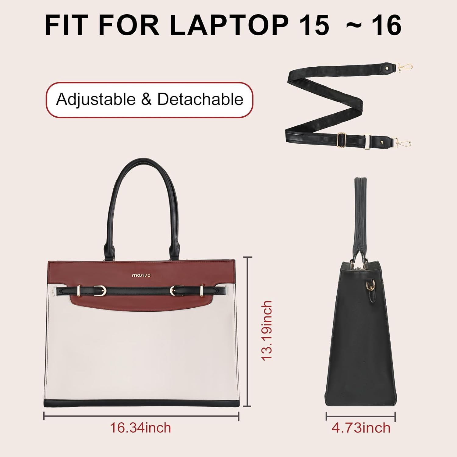 Laptop Bag 15 16 inch PU Leath - Laptop Bag Leather 15 ulasan dan harga