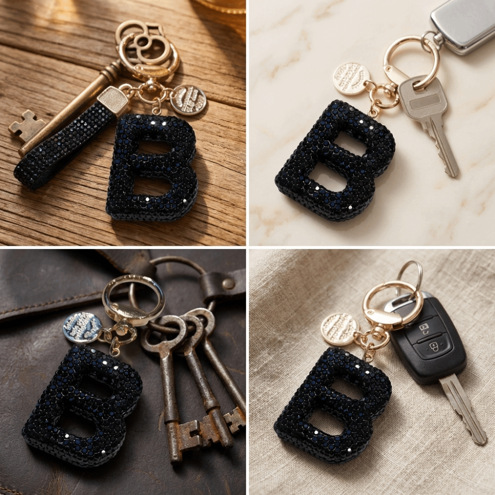 Gifts Lucky Charm Letter Key C - Luxury Bags Yellow ulasan dan harga