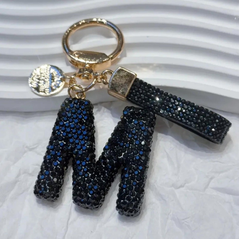 Lucky Charm Letter Key Chain L - Luxury Bags Yellow ulasan dan harga