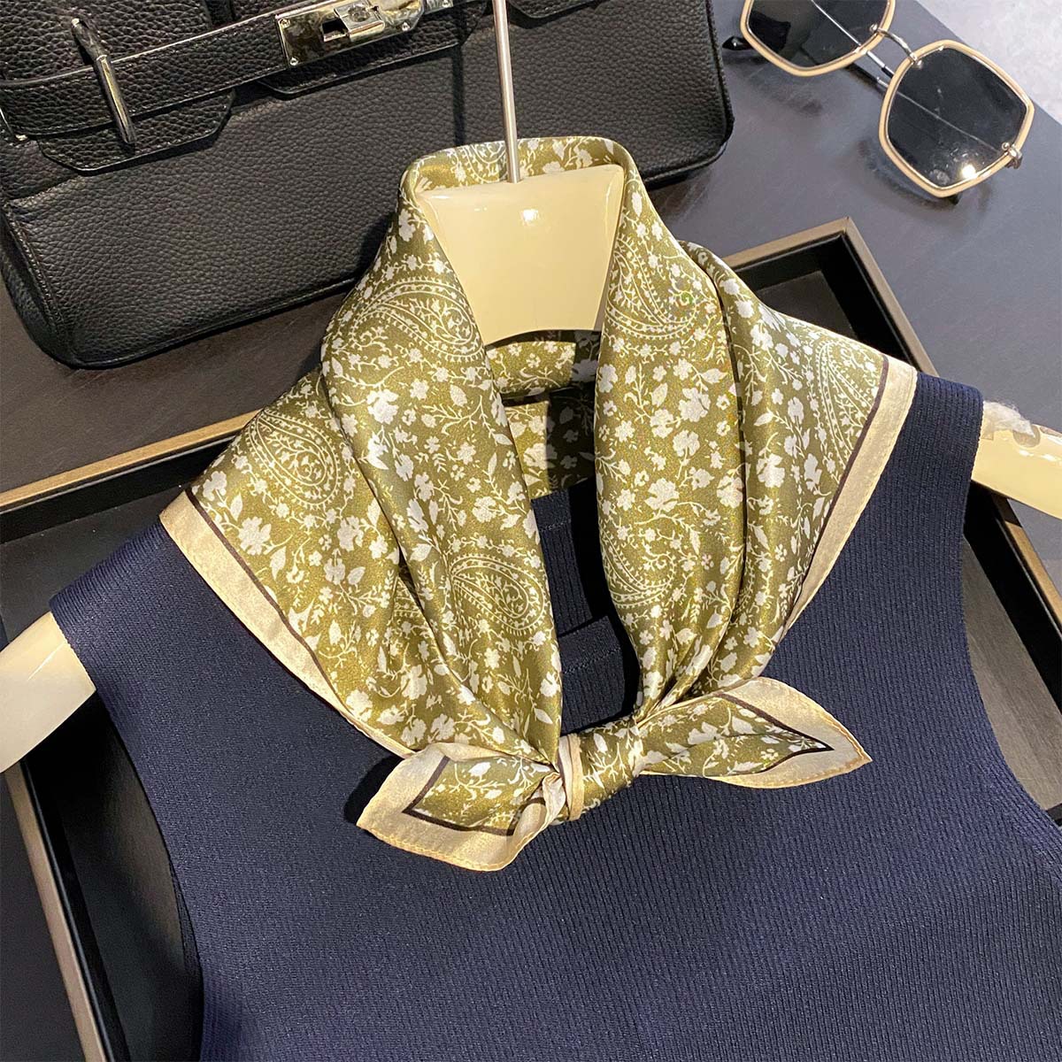 Luxury 100% Pure Silk Square S - Luxury Bags China ulasan dan harga