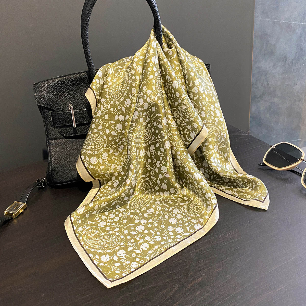 Luxury 100% Pure Silk Square S - Luxury Bags China ulasan dan harga