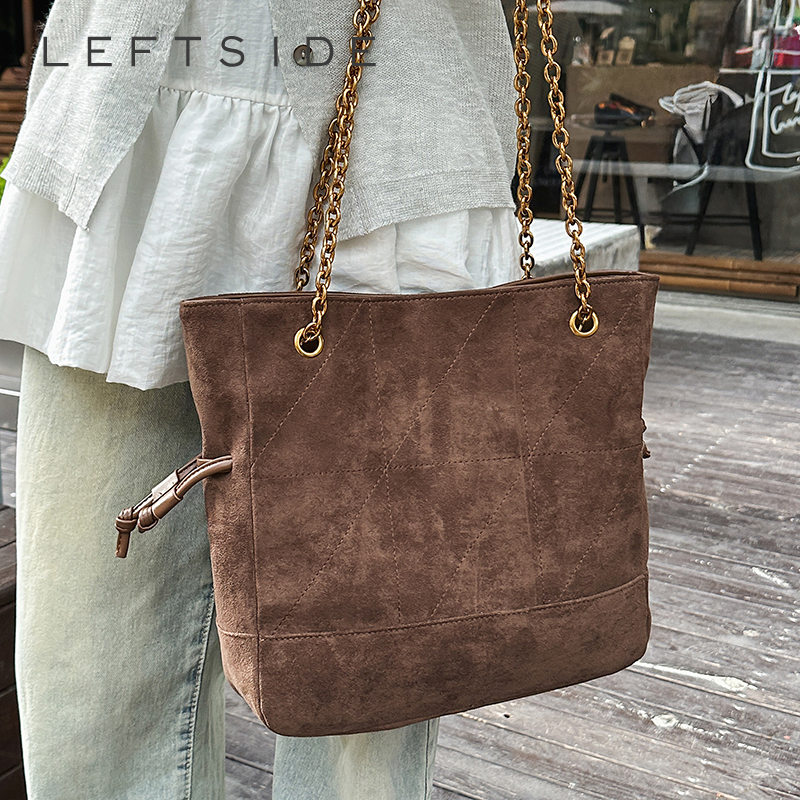 LEFTSIDE Luxury Small Faux Sue - Luxury Bags For Young Women ulasan dan harga