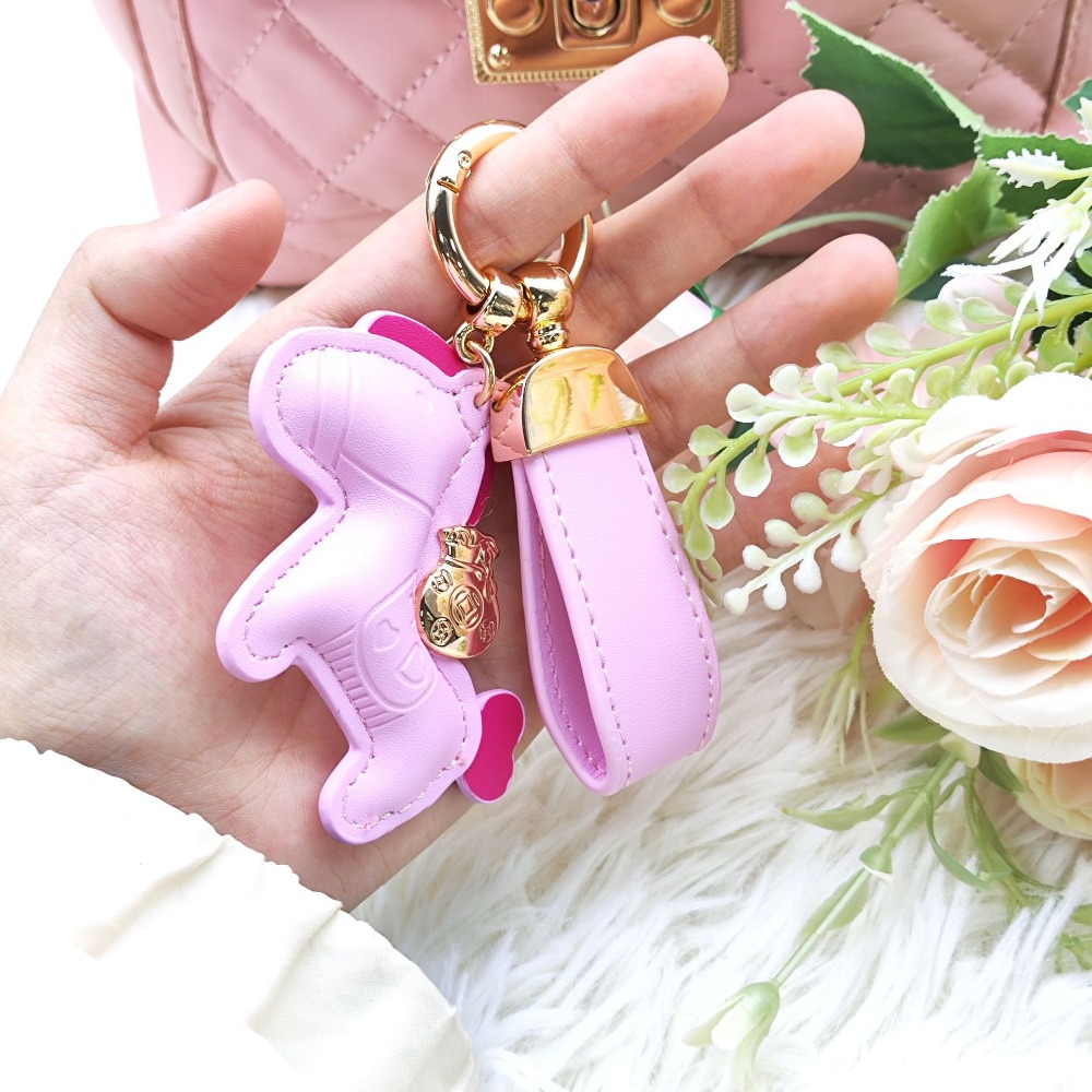 Hand Rope Keychain Luxury Leat - Luxury Bags Yellow ulasan dan harga