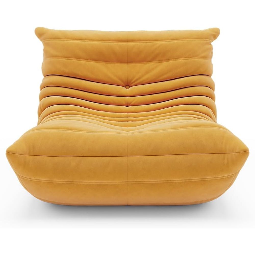 Luxury Bean Bag Chair with Yel - Luxury Bags Yellow ulasan dan harga