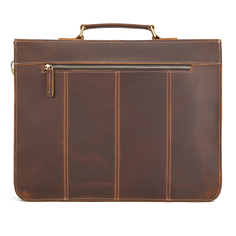 High Quality Laptop Briefcase  - Laptop Bag Leather 15 ulasan dan harga