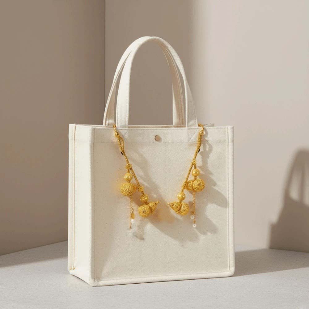 Luxury Hollow Gourd Pendant Hi - Luxury Bags Yellow ulasan dan harga