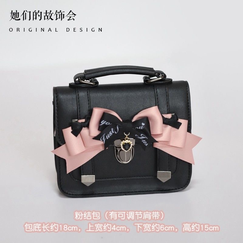 Buckle Shoulder Bag Lolita Bow - Luxury Bags For Young Women ulasan dan harga