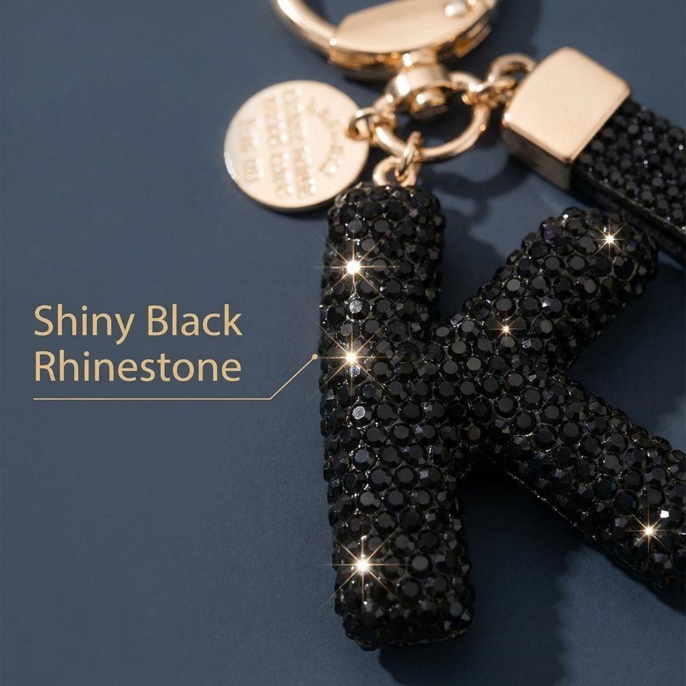 Lucky Charm Letter Key Chain S - Luxury Bags Yellow ulasan dan harga