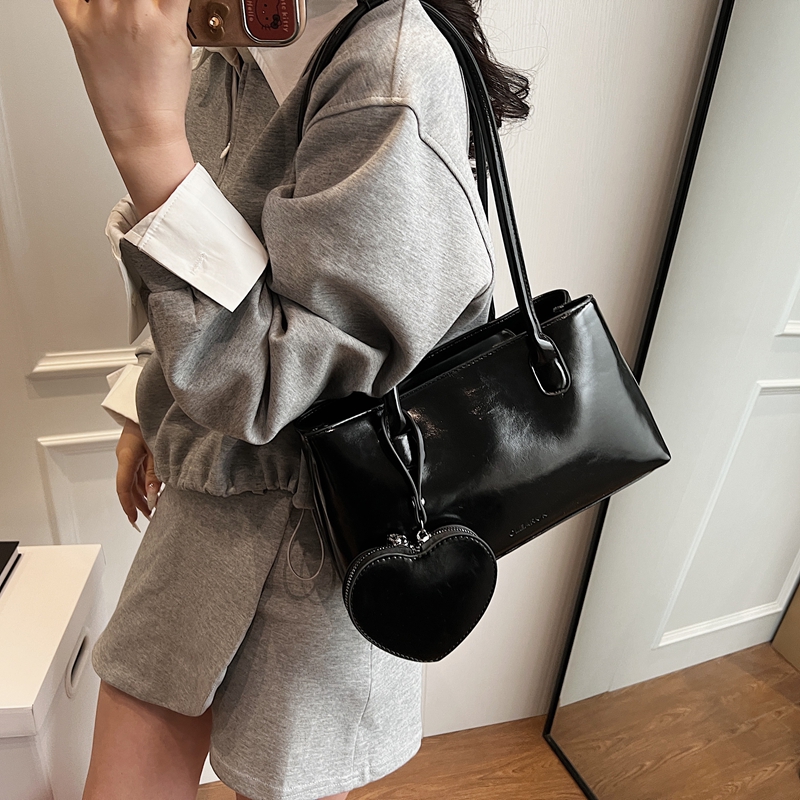 Women's Patent Faux Leather To - Quiet Luxury Bags Tote ulasan dan harga