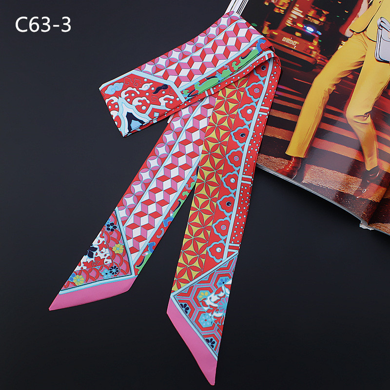 New Geometric Floral Print Sil - Luxury Bags China ulasan dan harga