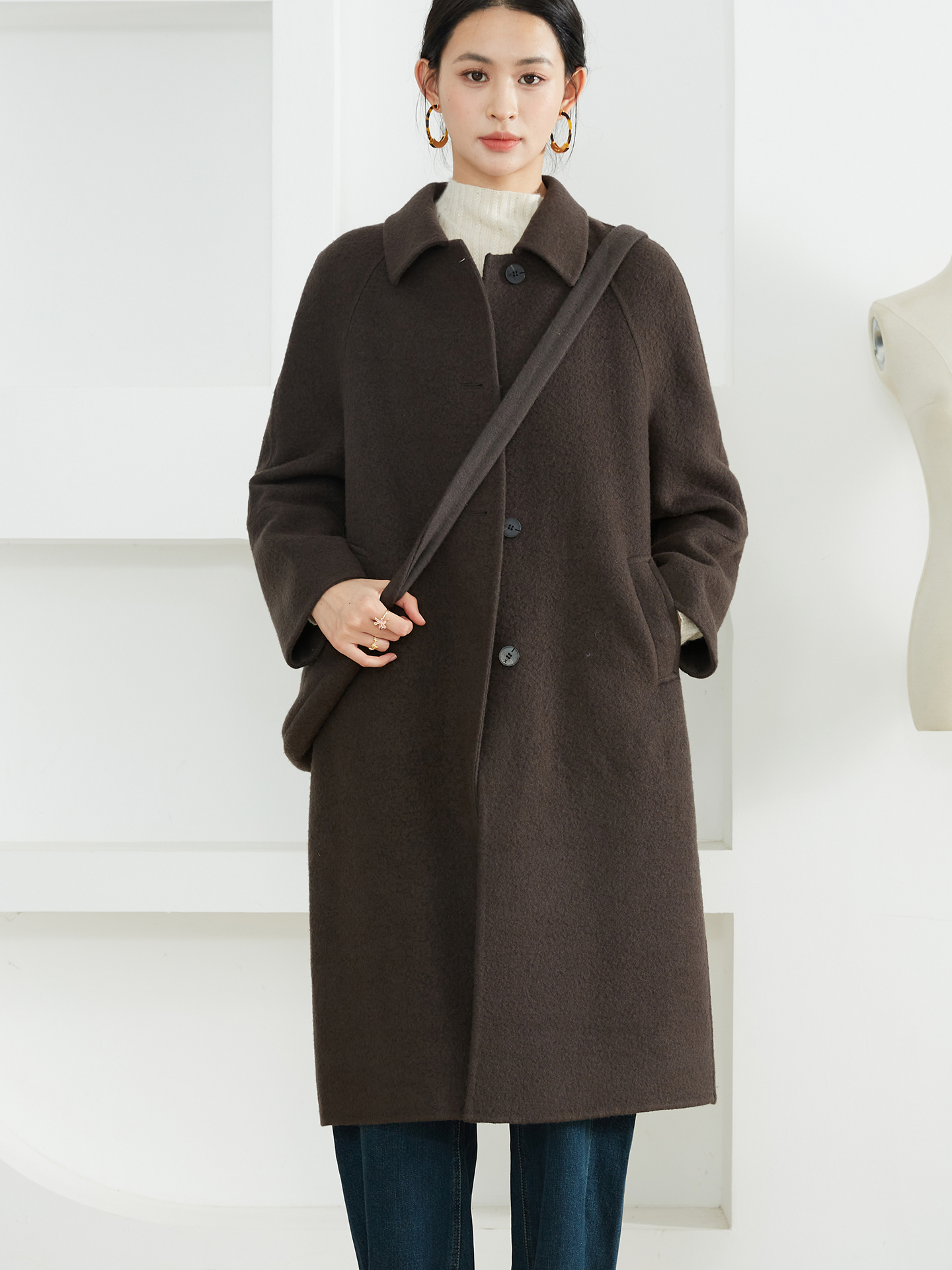 SILVIYE Luxury Wool Alpaca Lon - Luxury Bags For Young Women ulasan dan harga