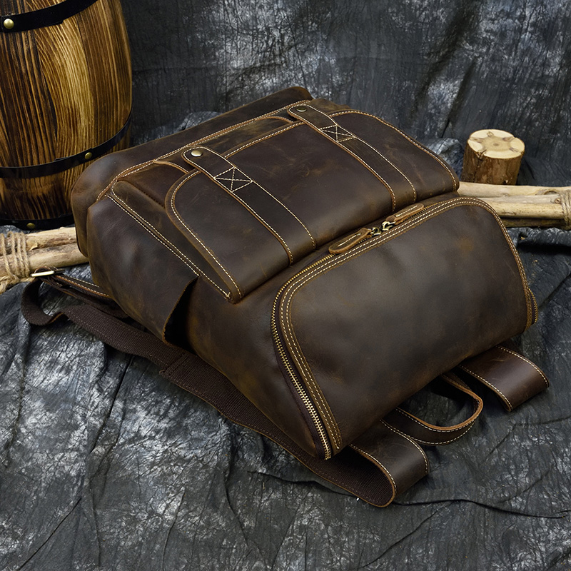 Big Capacity Vintage Leather B - Laptop Bag Leather 15 ulasan dan harga