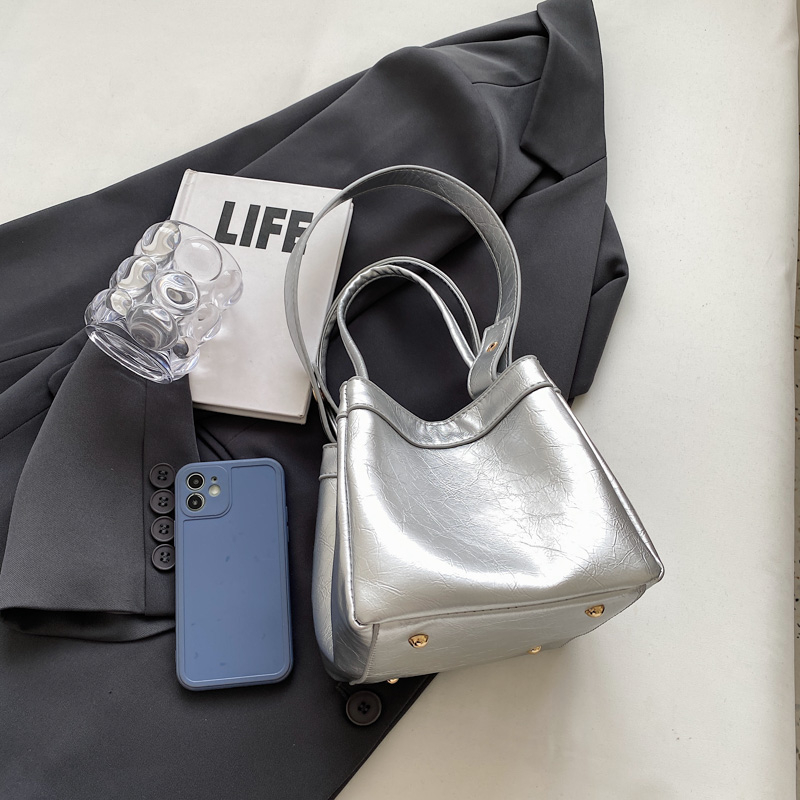 Solid Color Square PU Top-Hand - Luxury Bags On Sales ulasan dan harga