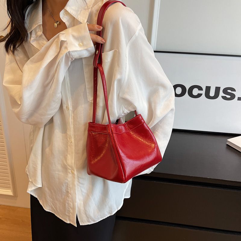 Solid Color Square PU Top-Hand - Luxury Bags On Sales ulasan dan harga
